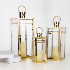 12.5-Inch tall Metal Lantern Candle Holder Party Home Wedding Centerpieces Sale
