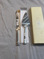 Lenox Silver Plated 2 Piece Dessert Set True Love