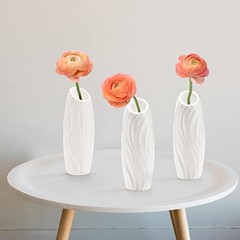 10 Pack Plastic Composite Flower Vase, Unbreakable Floral Vase Home Decor