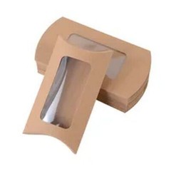 10pcs Pillow Shape Kraft Paper DIY Candy Box Birthday Party Favor Gift Boxes NEW