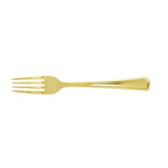 25 pk Plastic GOLD FORKS Disposable TABLEWARE Party Wedding Catering Buffet