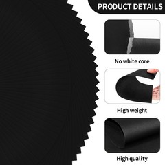 Uncle Paul 40 Sheets Stardust Black Letter Size [40 Sheets],