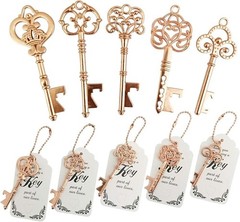 50 PCS Wedding Favors Key Bottle Openers,Bridal Shower Party Favors with Thank Y
