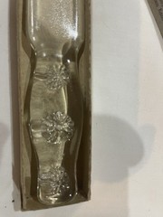 Vitex-Glas Vintage Glass Cake and Fruit Knife with Stars Made In USA In EUC