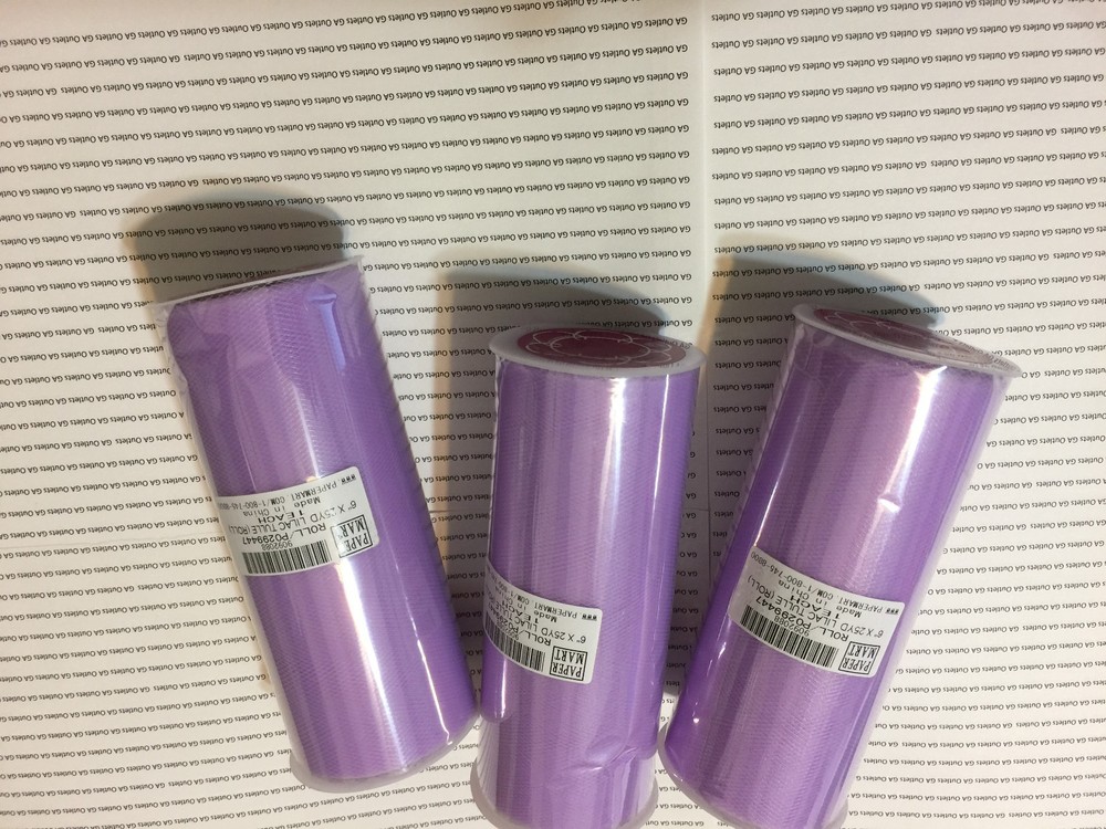 3 Papermart 6″ x 25 Yd Tulle Fabric Lilac Spools Wedding Ribbon Craft Roll