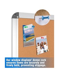 Mifuro 2 Pack 28″x26″ Enclosed Bulletin Board, Lockable Weather-Resistant Alu…