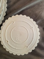 Wilton Circles of Strength Cake Separator Plates Scalloped 6” – 12” Lot of 7