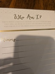 The Who Am I? Bridal Shower Game by Best Day Ever ~ 30 Count ~NEW