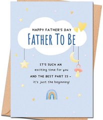 Father’s Day Card for Father To Be, Fathers Day Card Gift for Father To Be