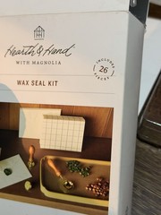 Hearth and Hand Magnolia Wax Seal Kit! 26 Pieces New In Box Sealed Gift Set