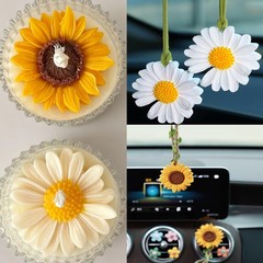 54Pack Silicone Flower Mold for Candles Set, 4pack Daisy Sunflower Molds with 50