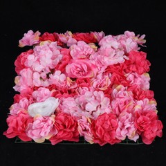12x Artificial Flower Wall Rose Wall Diy For Wedding Background Wall Decor