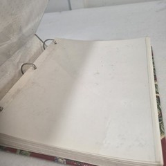 Thompson Floral Fabric Photo Album 3 Ring Binder Self Adhesive Magnetic Pages