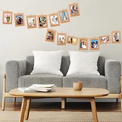 20Pcs Paper Photo Frames, 4×6 Inch Kraft Paper Picture Frames, 4×6 inch Brown