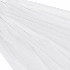 Glitter Tulle Fabric, 1 Yard X 60 Inch Wide Tulle Bolt White Tulle Netting with