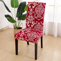 1/4/6pcs Dining Room Printed Chair Covers Stretch Spandex Slipcovers Home Decor