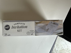 Wilton Complete Invitation Kit PrintYourOwn 1 White PK With Cream Border 25 Sets