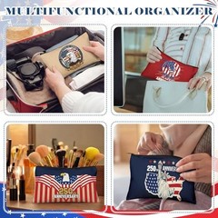 9 Pcs 250th Anniversary Merchandise Gift USA for Women America Patriotic
