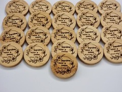 wedding favors for guests, Customized Wood Makeup Hand Bottle Opener(25 pieces)