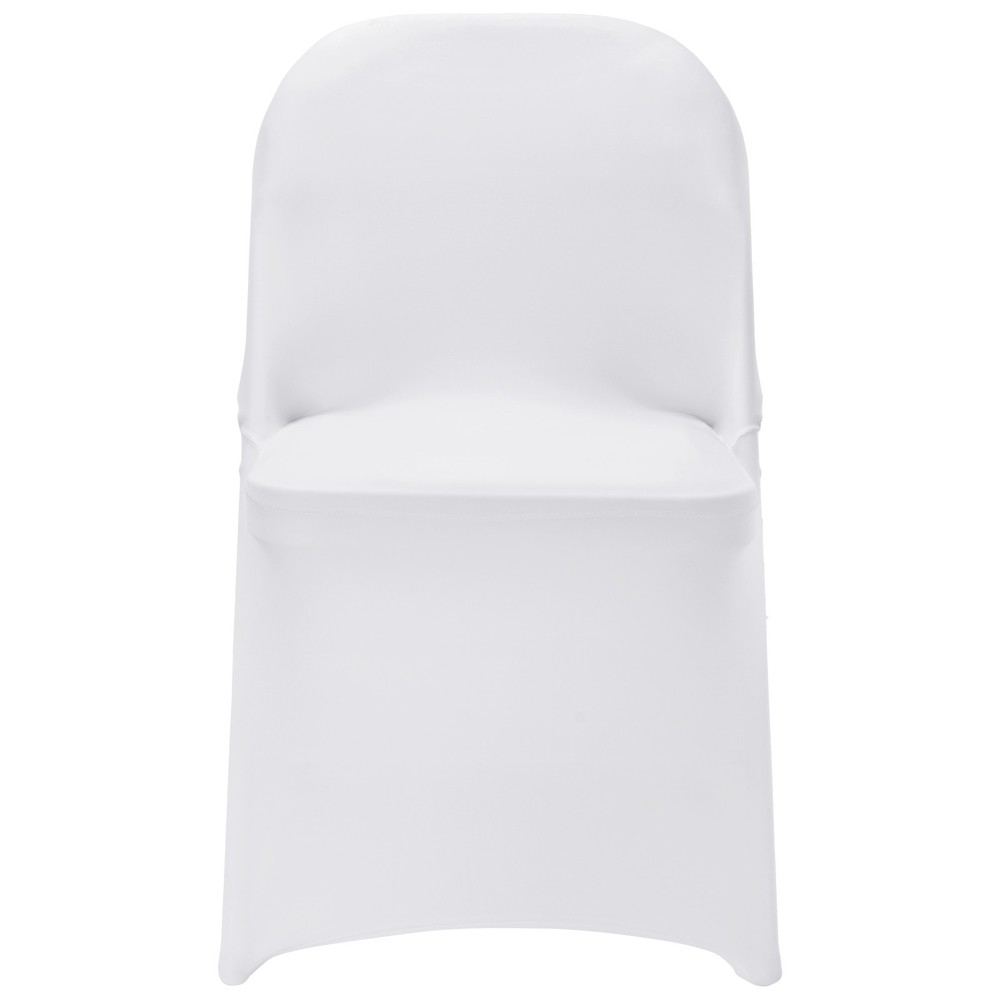 Uimoso 30PCS White Stretch Spandex Chair Covers for Events and Gatherings