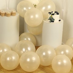 50 CREAM 12″ Biodegradable Latex Matte Pastel Balloons Party Wedding Decorations