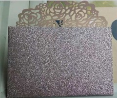 25/50PCS Personalized Laser Cut Printing Wedding Invitation Cards with Envelopes