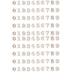 Wooden Table Numbers Unpainted Wooden Crafts Unfinished Wood Painting