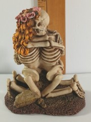 Love Never Dies Summit Collection Skulls Wedding Cake Topper ’97 WUI
