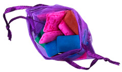 Plum Organza Gift Bags Multiple Sizes in Sets of 20, 50 or 100