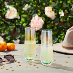 Sparkle and Bash Iridescent Stemless 4 Count (Pack of 1),