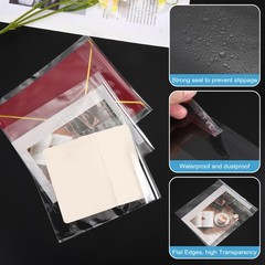 50 Pack Acid-Free Crystal Clear Sleeves 6.7×4.7 Inch Resealable Photo Sleeves