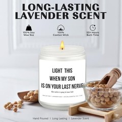 Last Nerve Candle – Funny Wedding & Bridal Shower Gift for Daughter-in-Law