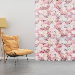 12pcs Artificial Flower Wall Panel SPlastic Wedding Backdrop Decor 16»x24»