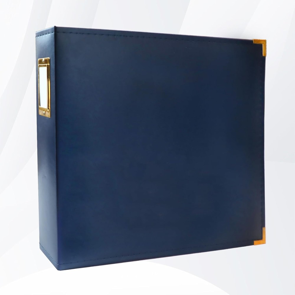 12×12 P Album 3 Ring Binder, Leather Cover Scrapbook Album 12×12