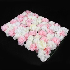 6X Artificial Flower Wall Panel Rose Hydrangea Wedding Party Venue Decor