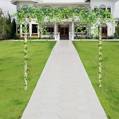 Garden Arbor, Arch Archway for Wedding Ceremony Party, Steel Garden Trellis