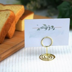 20pcs Gold Mini Table Number Holders for Elegant Wedding & Event Centerpieces
