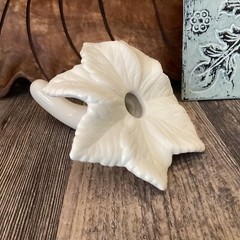 epergne bouquet holder white floral bridal flower stem vase