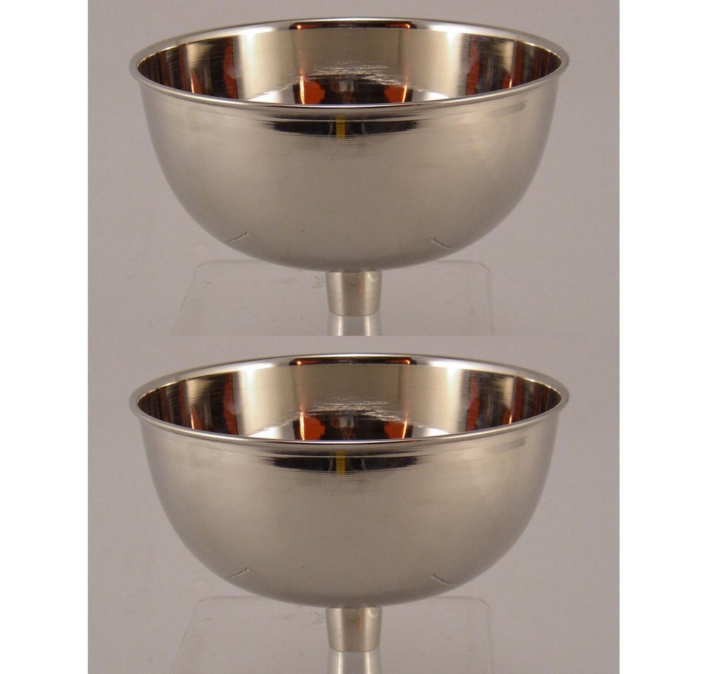 Bowl Adapter 6″D 2.5″Hi Set/2 Convert Candle Holder to Floral Stand FREE SHIPING