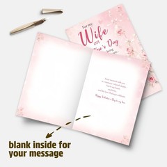 Romantic Valentine’s Day Card for Wife – Heartfelt Greeting from Husband, App…