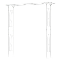Metal Arbor Wedding Arch Garden Trellis Pergola Arbor for Climbing Plant Flower