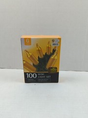 NEW 100 Brilliant Gold Mini Light Set Indoor Outdoor Holiday Wedding Decoration