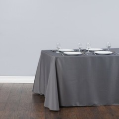 8 Rectangular 90″x156″ inch Polyester Tablecloth 6ft Banquet Cover 18 COLORS USA