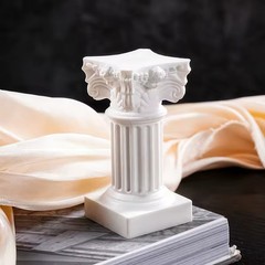 Mini Roman Column Statue Desktop Decor Photography Prop