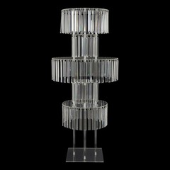Flower Stand for Wedding, Crystal Flower Stand 5-Tier
