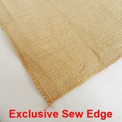 100% Natural Jute Rustic Burlap Table Runner – 12″ Wide x 120″ Long – Perfect