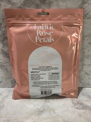 Fabric Rose Petals Red Burgundy 200 Pcs Vivitar