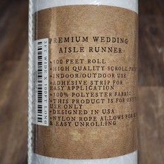 White Aisle Runner For Wedding Ceremony 3ft x 100ft Event Party Decorations NEW