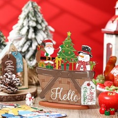 42 Pcs Small Interchangeable Easter Decor Holiday Seasonal Wooden Flower Basket