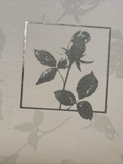 Vintage 2001 NOS Guest Book ANY OCCASION Wedding Roses Light Green White Grey